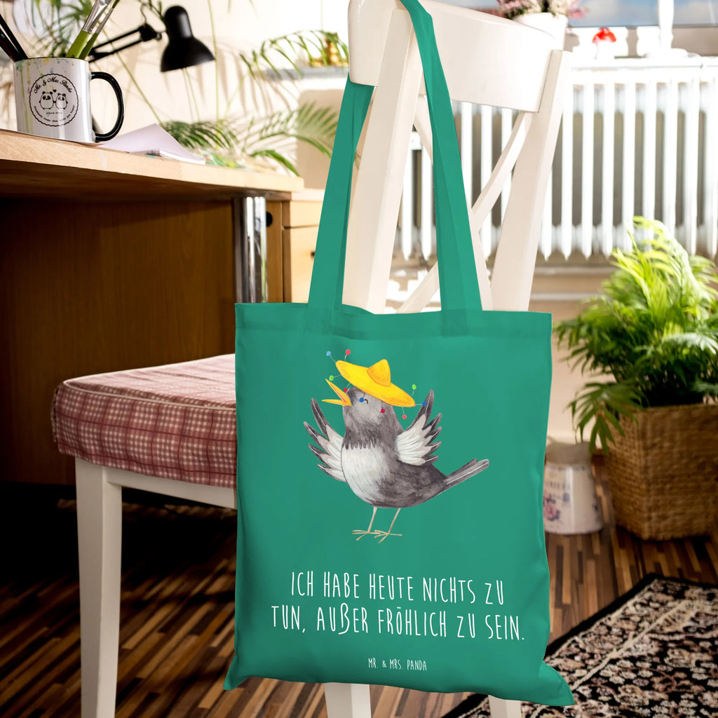 Tote bag Crow sombrero Tüte, Einkaufstüte, Beutel, uni tasche, Statementbeutel, Stofftasche, Strandtasche, Stoffbeutel, Jutetasche, bedruckte tasche, Alltagstasche, unitasche, Beuteltasche, baumwollbeutel, Einkaufsbeutel, Jutebeutel, Einkaufstasche, Schultertasche, Laptoptasche, Tasche, shopping tasche, Shopper, Henkeltasche, Badetasche, Leinentasche, Tragetasche, Baumwolltasche, tote bag, Umhängetasche, Schultasche, büchertasche, Gute Laune, Tiermotive, Tiere, lustige Sprüche, Vogel, Spruch positiv, froh, Vögel, glücklich sein, Glück Spruch, Elster, Rabe, Motivation, fröhlich sein
