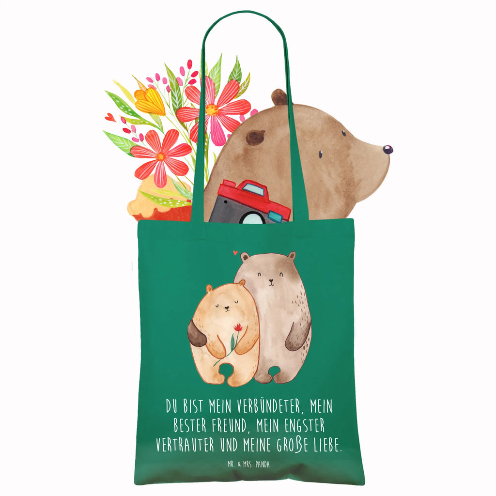 Tote bag Bears in love