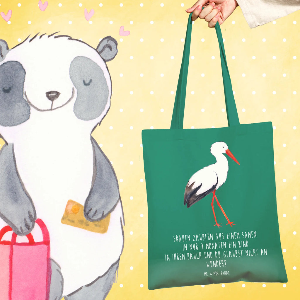 Tote bag Stork Stoffbeutel, Tasche, Laptoptasche, Badetasche, Jutetasche, Stofftasche, Beutel, Jutebeutel, Schultertasche, Beuteltasche, Strandtasche, Tragetasche, Einkaufstasche, Umhängetasche, Shopper, Einkaufstüte, Tiermotive, Gute Laune, lustige Sprüche, Tiere, Mutter werden, Schwangerschaft, Schwanger, Storch, Baby, Mütter, Störche, Mutter, Geburt, Babybauch