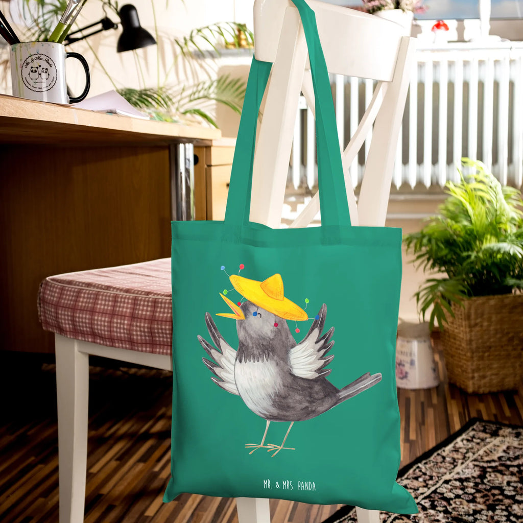 Tote bag Crow sombrero Tüte, Einkaufstüte, Beutel, uni tasche, Statementbeutel, Stofftasche, Strandtasche, Stoffbeutel, Jutetasche, bedruckte tasche, Alltagstasche, unitasche, Beuteltasche, baumwollbeutel, Einkaufsbeutel, Jutebeutel, Einkaufstasche, Schultertasche, Laptoptasche, Tasche, shopping tasche, Shopper, Henkeltasche, Badetasche, Leinentasche, Tragetasche, Baumwolltasche, tote bag, Umhängetasche, Schultasche, büchertasche, Gute Laune, Tiermotive, Tiere, lustige Sprüche, Vogel, Spruch positiv, froh, Vögel, glücklich sein, Glück Spruch, Elster, Rabe, Motivation, fröhlich sein