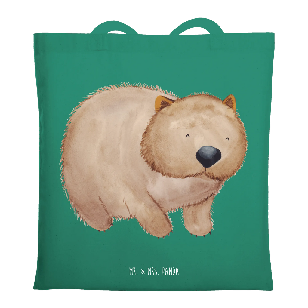 Tote bag Wombat cotton bag, jute bag, pouch, bag, Carrier bag, shopper, shoulder bag, cloth bag, shopping bag, small animals, cute, funny, cute animal motives, hand drawn, small world, funny sayings, good mood, happy, gifts, gift ideas, special gifts, animal lover, card, life is beautiful, Wombat, Australia, motivation, saying
