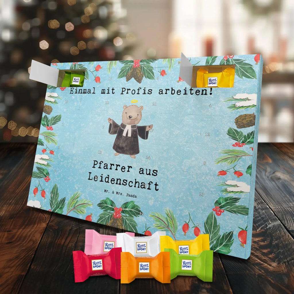 Chocolate advent calendar Pastor Passion gift, sayings, gift idea, best, farewell gift, passing exam, anniversary, retirement, promotion, job start, profession