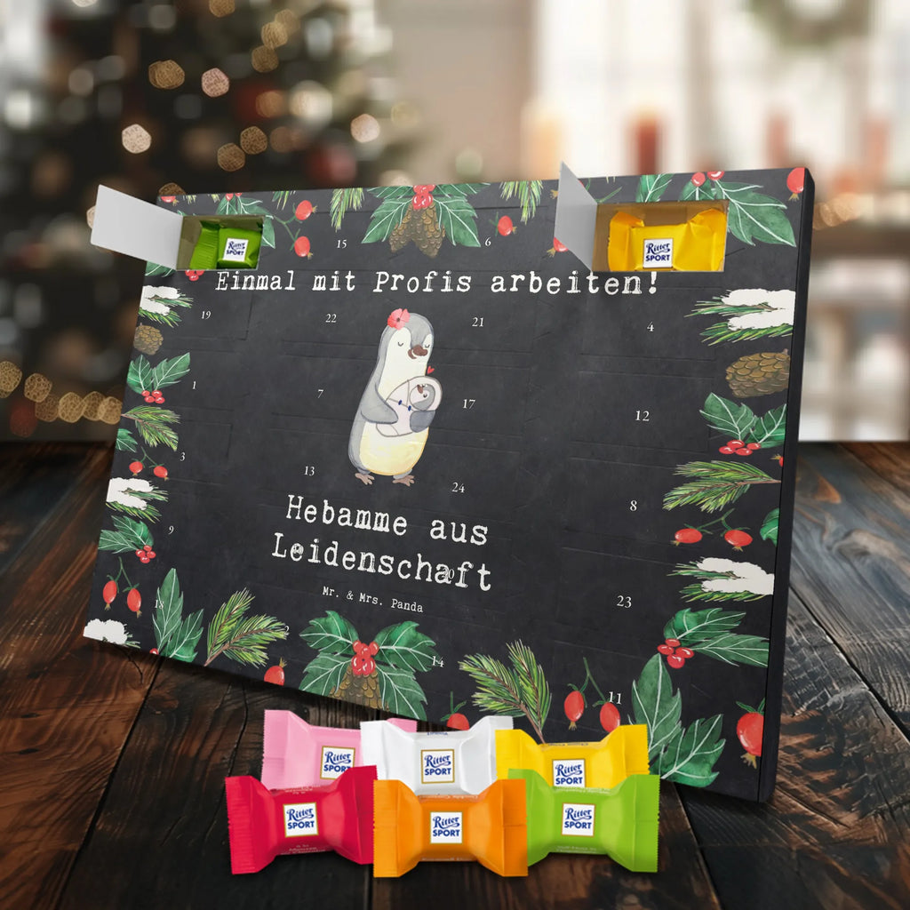 Chocolate advent calendar midwife Passion gift, sayings, gift idea, best, farewell gift, passing exam, anniversary, retirement, promotion, job start, profession