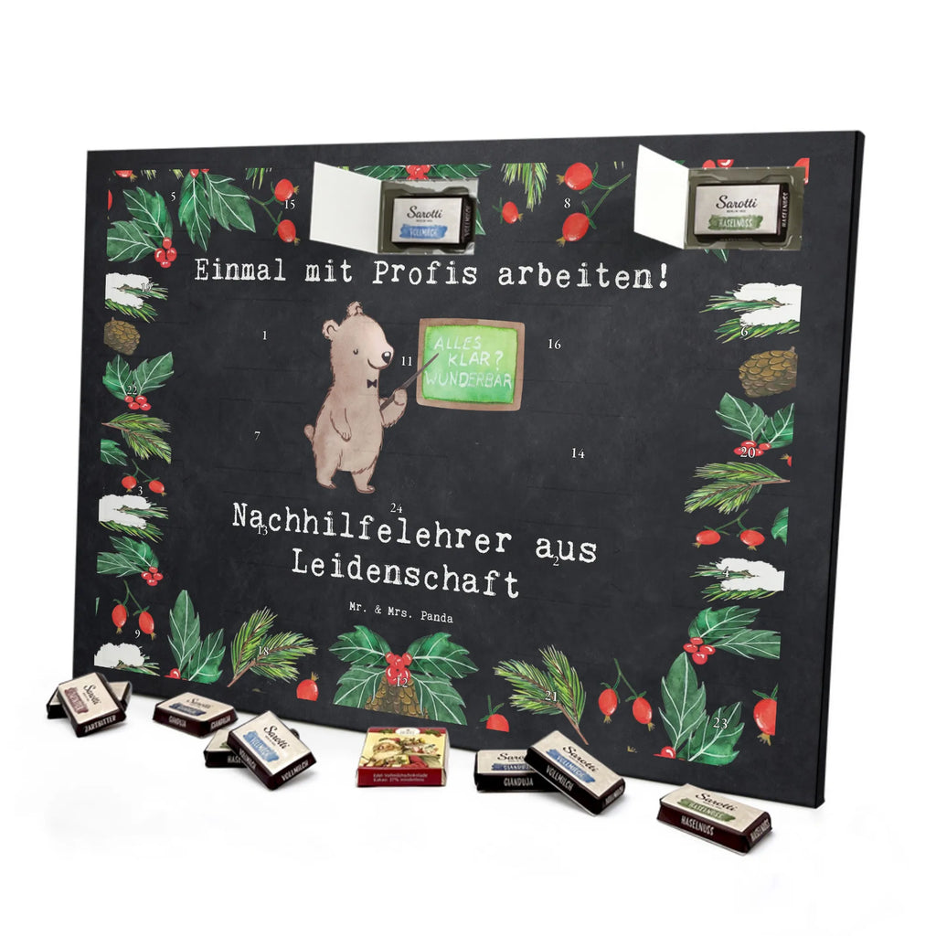 Chocolate advent calendar Tutor passion gift, sayings, gift idea, best, farewell gift, passing exam, anniversary, retirement, promotion, job start, profession