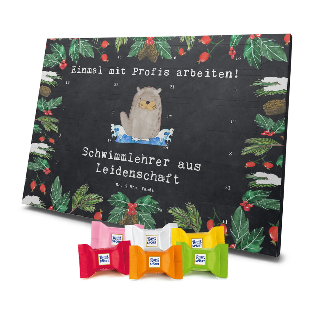 Chocolate advent calendar Swimming Instructor Passion gift, sayings, gift idea, best, farewell gift, passing exam, anniversary, retirement, promotion, job start, profession
