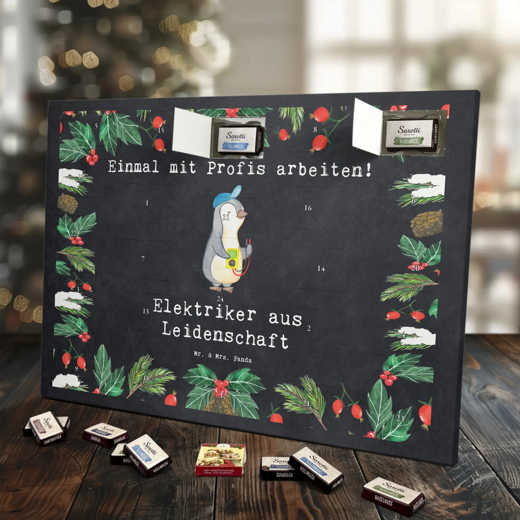 Chocolate advent calendar Electrician Passion gift, sayings, gift idea, best, farewell gift, passing exam, anniversary, retirement, promotion, job start, profession