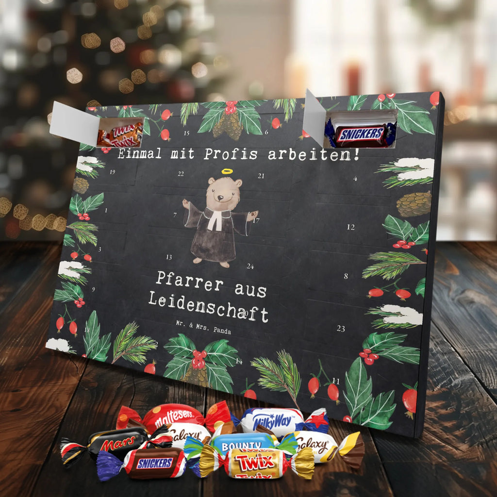 Chocolate advent calendar Pastor Passion gift, sayings, gift idea, best, farewell gift, passing exam, anniversary, retirement, promotion, job start, profession
