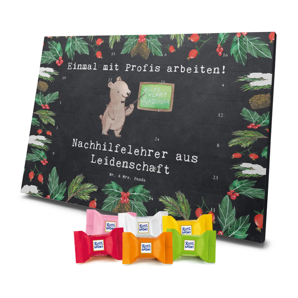 Chocolate advent calendar Tutor passion gift, sayings, gift idea, best, farewell gift, passing exam, anniversary, retirement, promotion, job start, profession