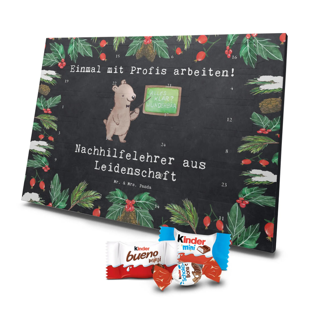 Chocolate advent calendar Tutor passion gift, sayings, gift idea, best, farewell gift, passing exam, anniversary, retirement, promotion, job start, profession