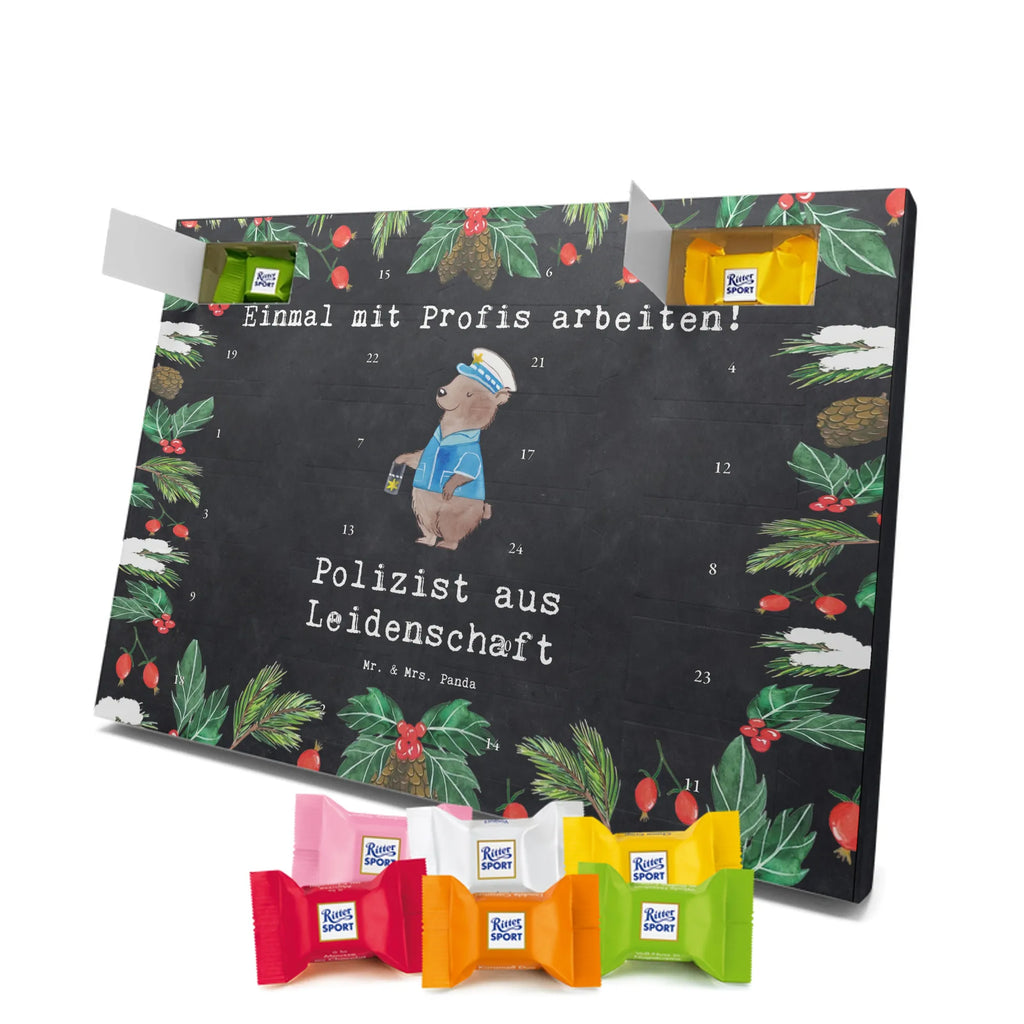 Chocolate advent calendar policeman Passion gift, sayings, gift idea, best, farewell gift, passing exam, anniversary, retirement, promotion, job start, profession