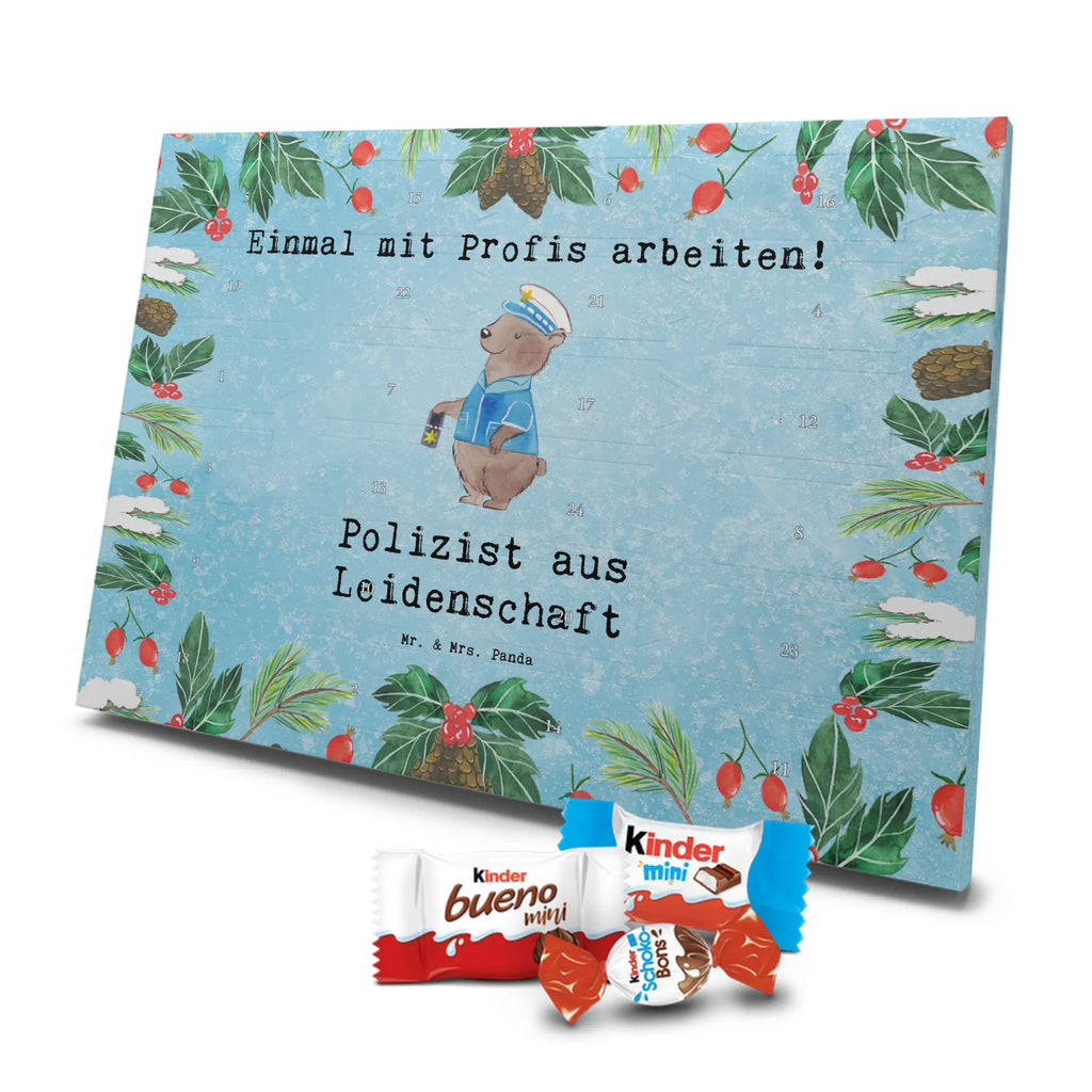 Chocolate advent calendar policeman Passion gift, sayings, gift idea, best, farewell gift, passing exam, anniversary, retirement, promotion, job start, profession