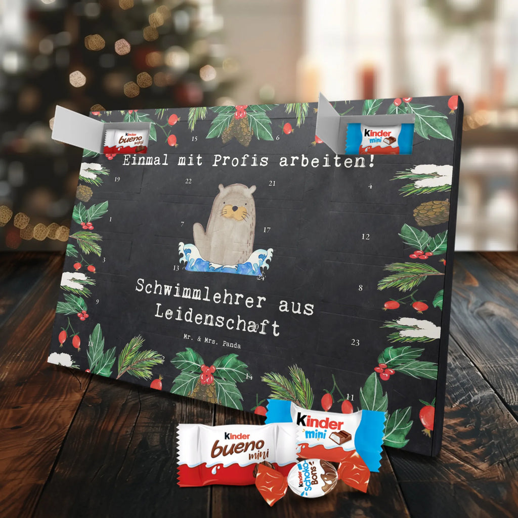 Chocolate advent calendar Swimming Instructor Passion gift, sayings, gift idea, best, farewell gift, passing exam, anniversary, retirement, promotion, job start, profession
