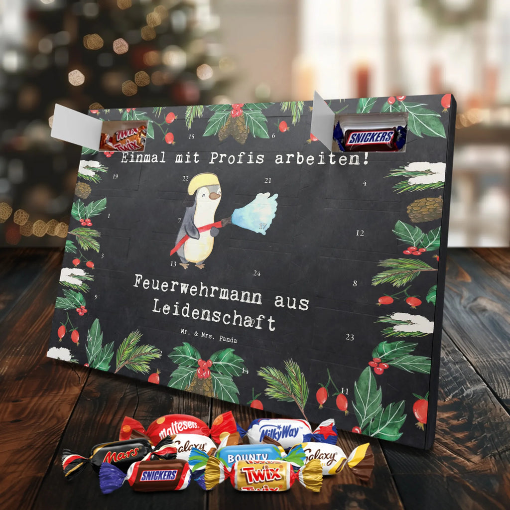 Chocolate advent calendar firefighter passion gift, sayings, gift idea, best, farewell gift, passing exam, anniversary, retirement, promotion, job start, profession