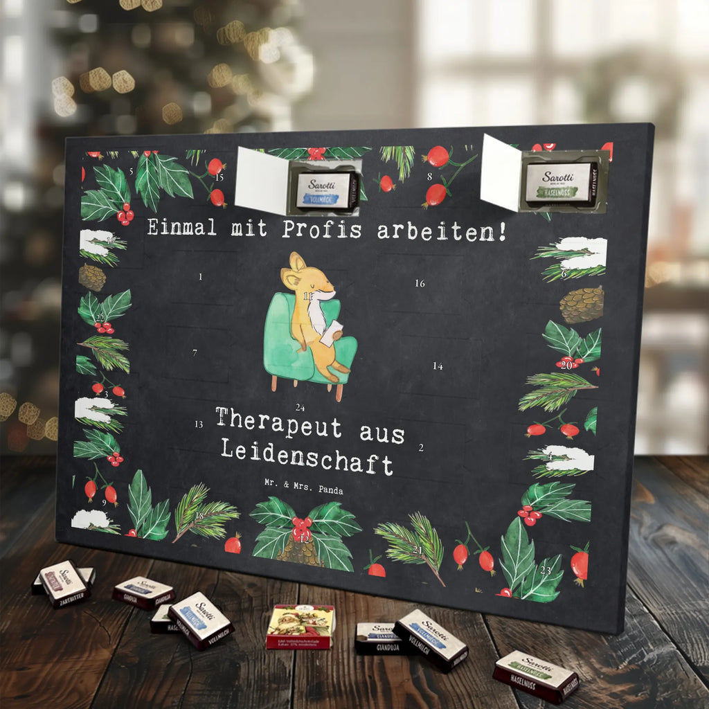 Chocolate advent calendar Therapist Passion gift, sayings, gift idea, best, farewell gift, passing exam, anniversary, retirement, promotion, job start, profession