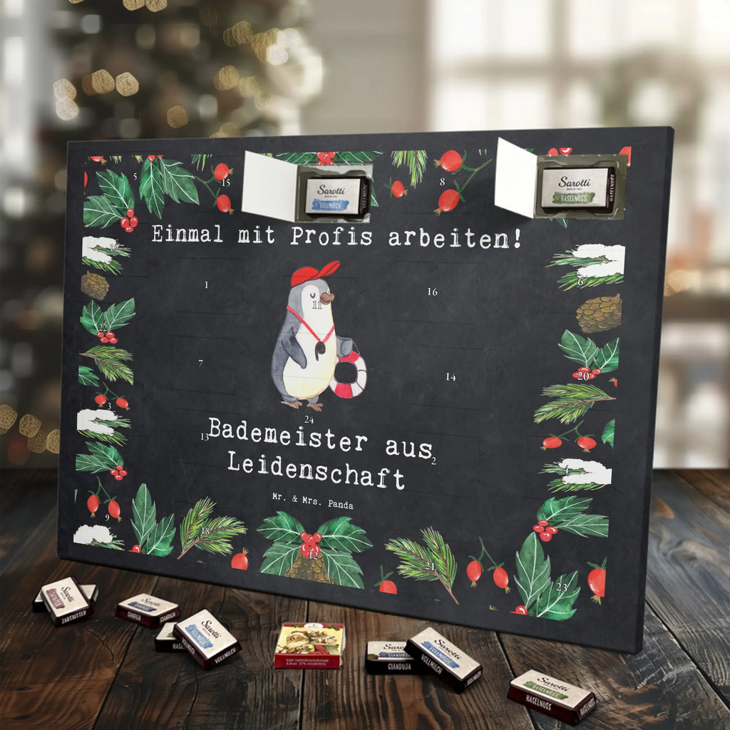 Chocolate advent calendar Lifeguard Passion gift, sayings, gift idea, best, farewell gift, passing exam, anniversary, retirement, promotion, job start, profession