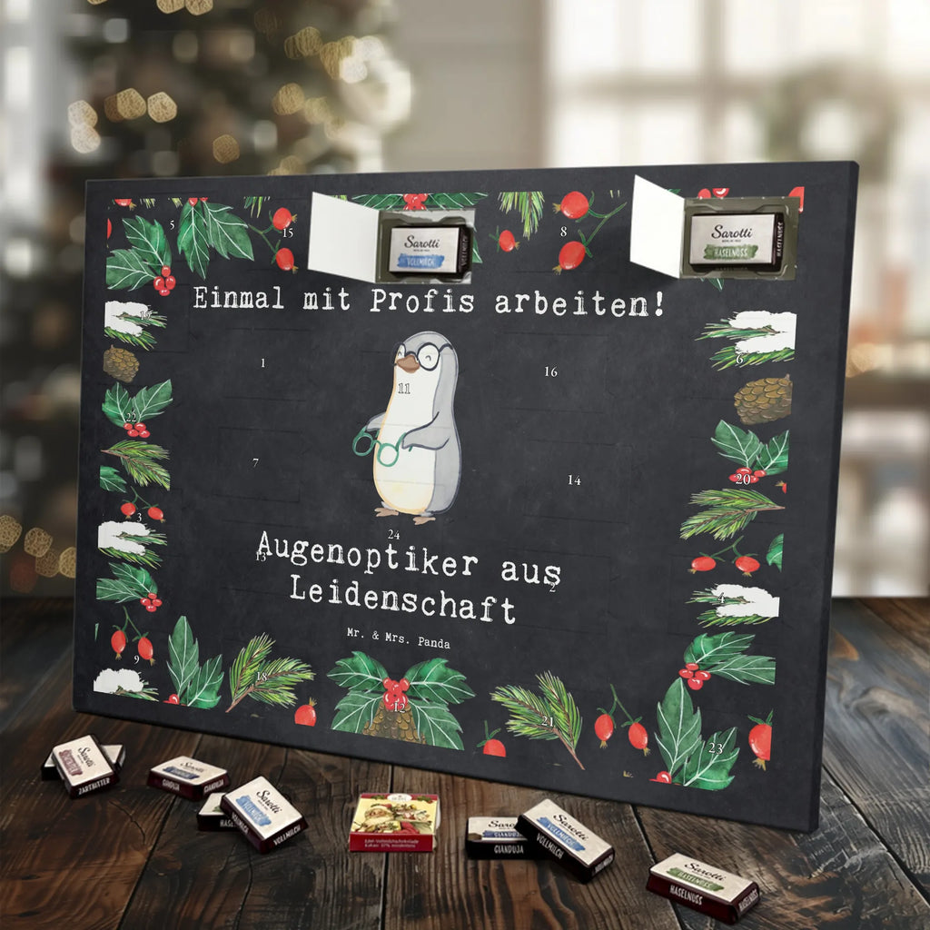 Chocolate advent calendar Optician Passion gift, sayings, gift idea, best, farewell gift, passing exam, anniversary, retirement, promotion, job start, profession