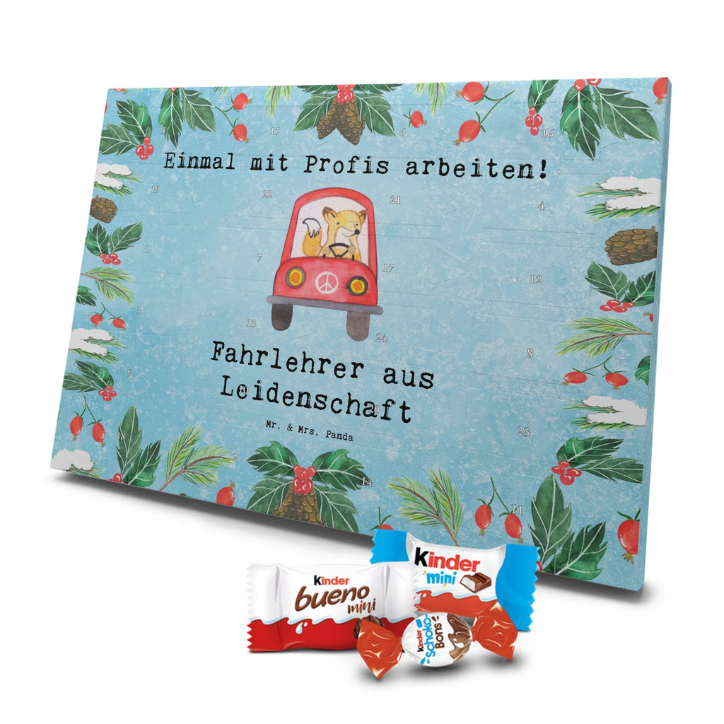 Chocolate advent calendar driving instructor Passion gift, sayings, gift idea, best, farewell gift, passing exam, anniversary, retirement, promotion, job start, profession