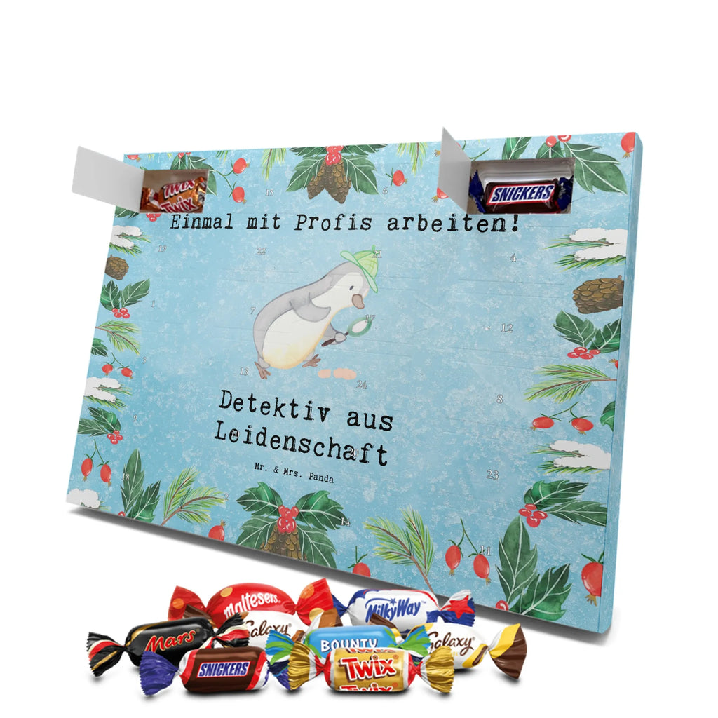 Chocolate advent calendar Detective passion gift, sayings, gift idea, best, farewell gift, passing exam, anniversary, retirement, promotion, job start, profession
