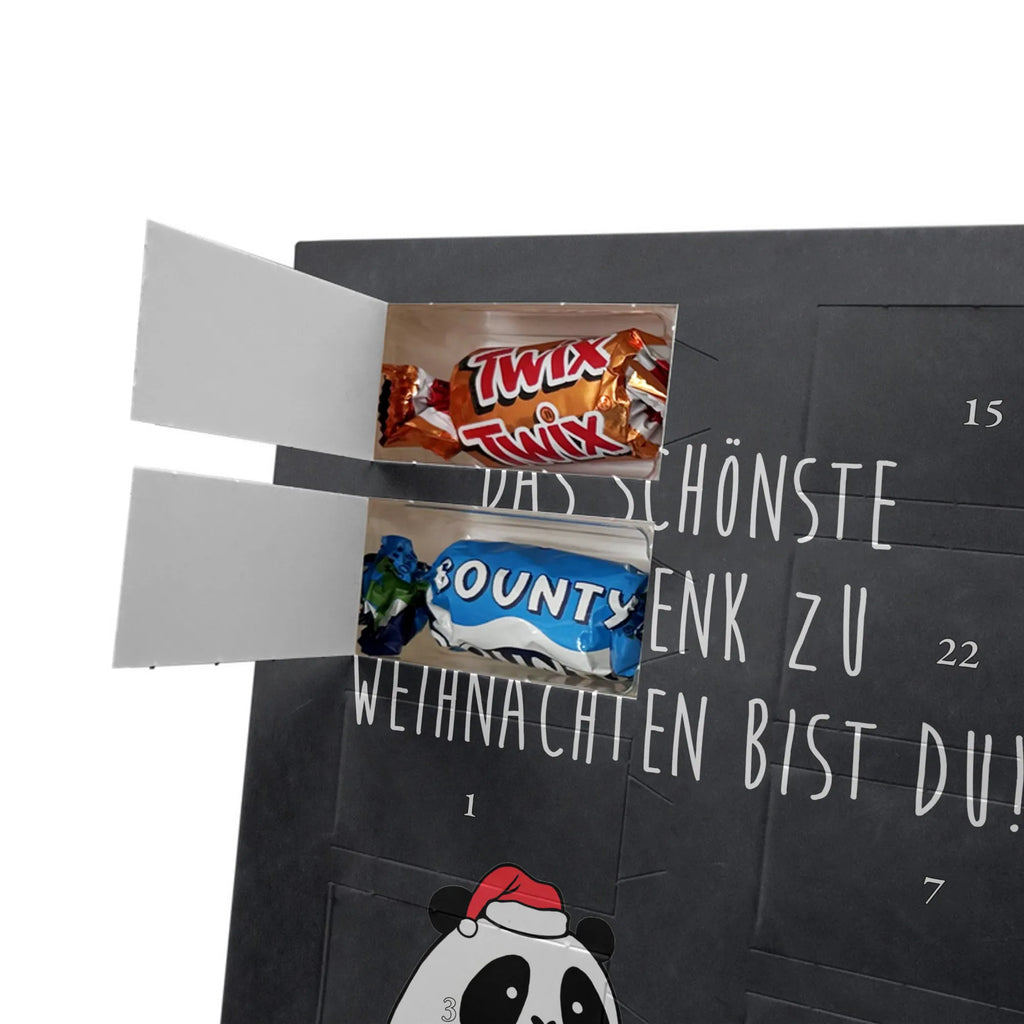  Panda Prezent świąteczny Personalisierter Schoko Foto Adventskalender