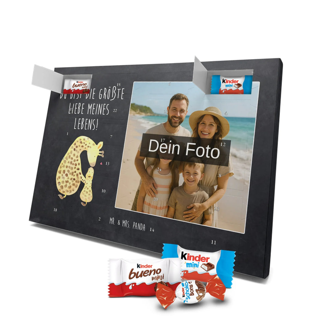 Personalisierter Schoko Foto Adventskalender Giraffe Kind Personalisierter Schoko Foto Adventskalender, Afrika, Wildtiere, Mutter, Sohn, Kind, Lieblingsmensch, Tochter, Giraffe, Mama