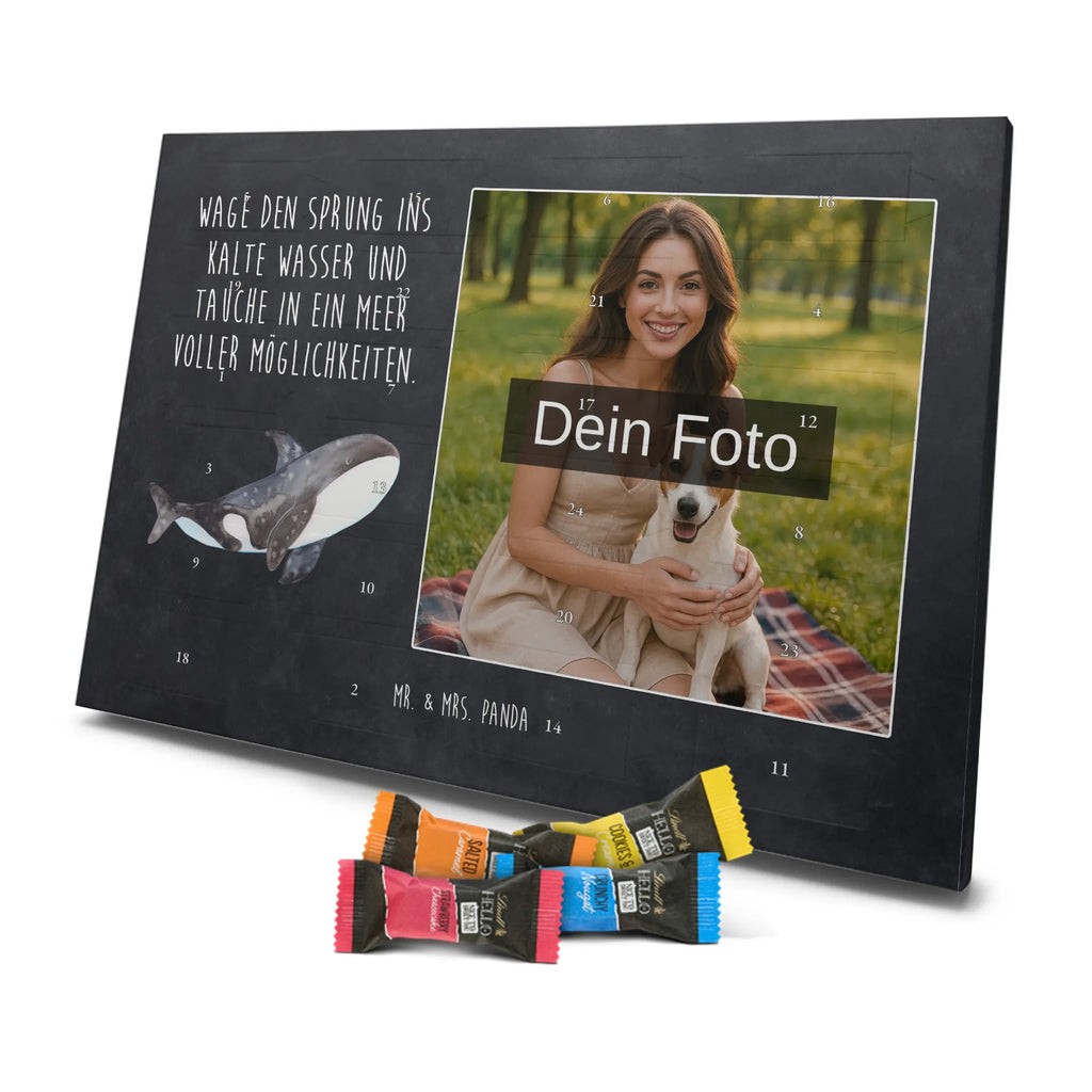 Personalisierter Schoko Foto Adventskalender Orca Personalisierter Schoko Foto Adventskalender, Meerestiere, Urlaub, Meer, Büro, Startup, Neustart, Orca, Motivation, Orcas, Selbstliebe, Killerwal, Arbeit, Möglichkeiten, Wal