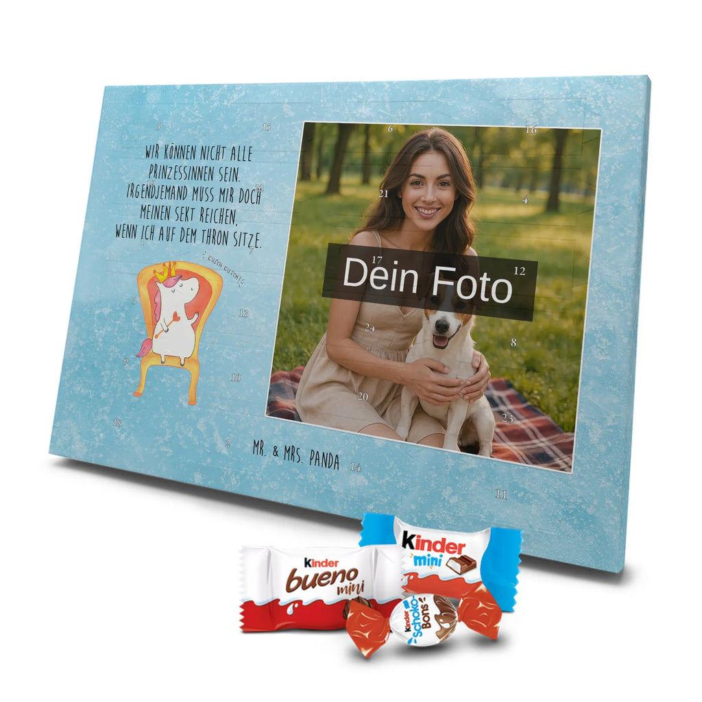 Personalisierter Schoko Foto Adventskalender Einhorn König Personalisierter Schoko Foto Adventskalender, Unicorn, Einhorn, Einhörner, Einhorn Deko, Kaiser, Präsident, Prinzessin, König, Bundeskanzler, Herrscher, Krone