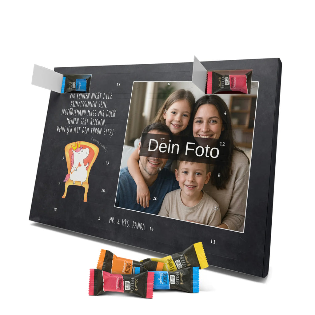 Personalisierter Schoko Foto Adventskalender Einhorn König Personalisierter Schoko Foto Adventskalender, Unicorn, Einhorn, Einhörner, Einhorn Deko, Kaiser, Präsident, Prinzessin, König, Bundeskanzler, Herrscher, Krone