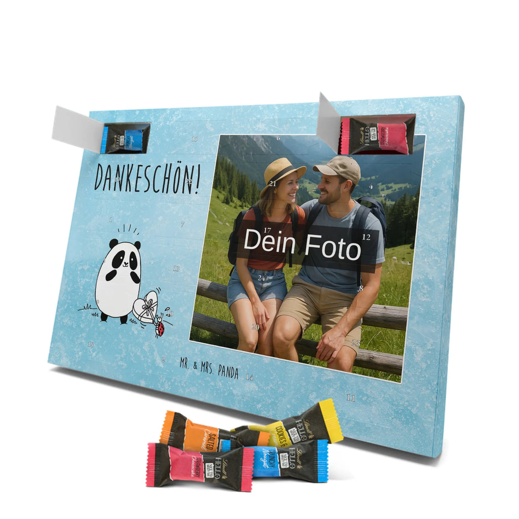 Personalisierter Schoko Foto Adventskalender Panda Dankeschön Personalisierter Schoko Foto Adventskalender