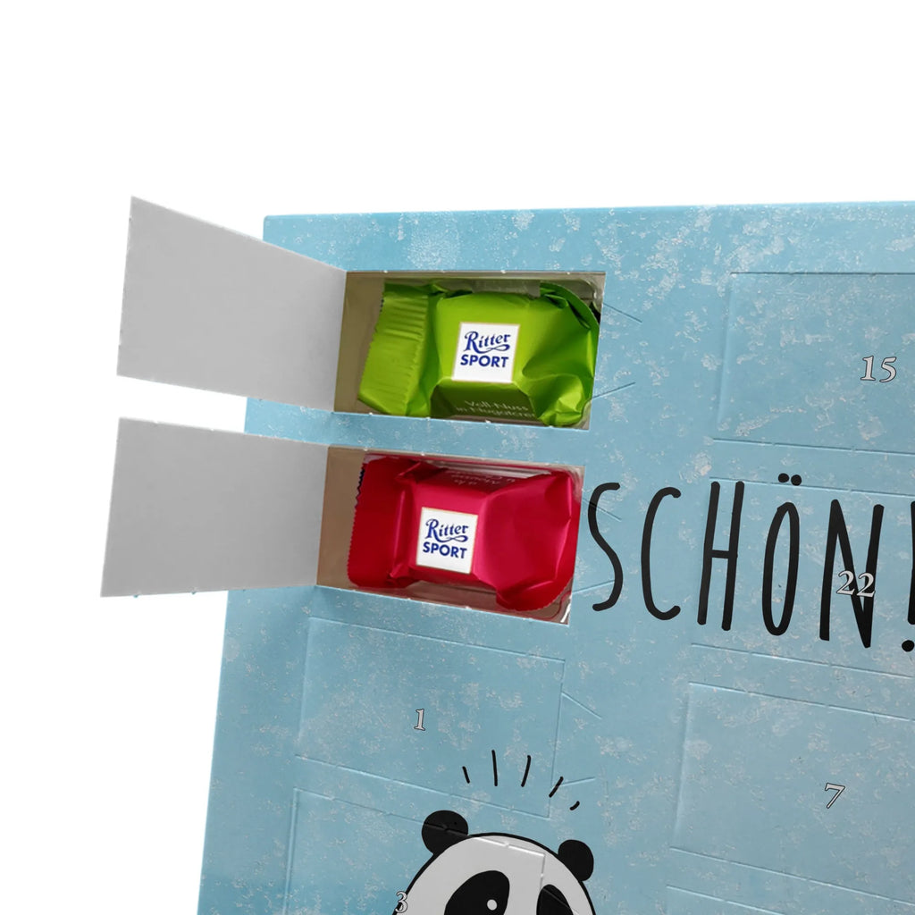 Personalisierter Schoko Foto Adventskalender Panda Dankeschön Personalisierter Schoko Foto Adventskalender