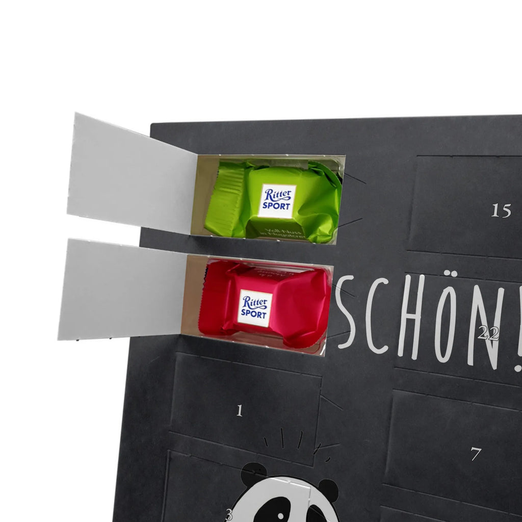Personalisierter Schoko Foto Adventskalender Panda Dankeschön Personalisierter Schoko Foto Adventskalender