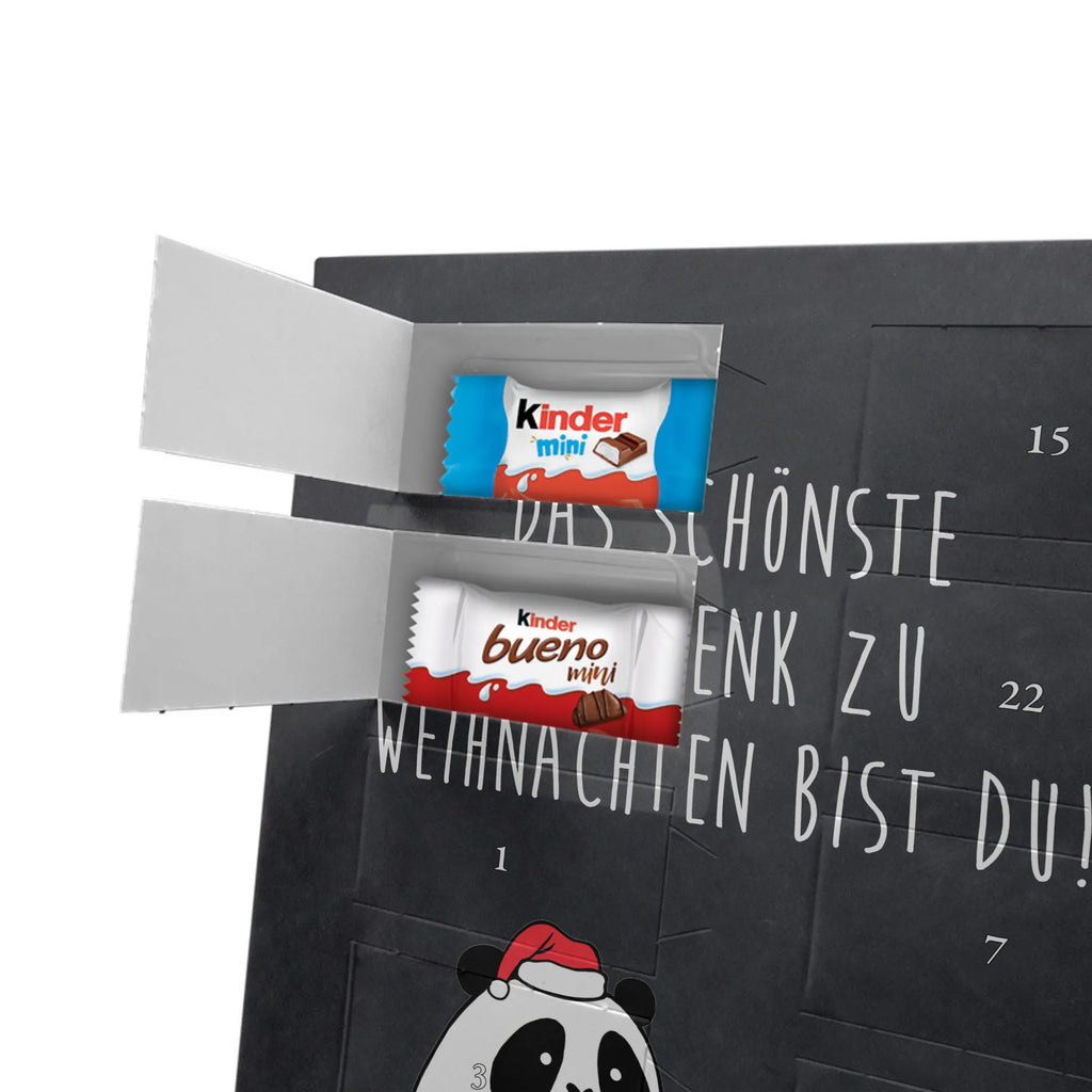  Panda Prezent świąteczny Personalisierter Schoko Foto Adventskalender