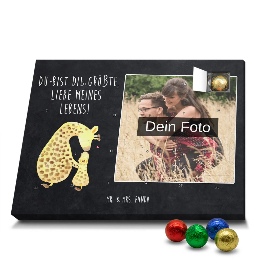 Personalisierter Schoko Foto Adventskalender Giraffe Kind Personalisierter Schoko Foto Adventskalender, Afrika, Wildtiere, Mutter, Sohn, Kind, Lieblingsmensch, Tochter, Giraffe, Mama