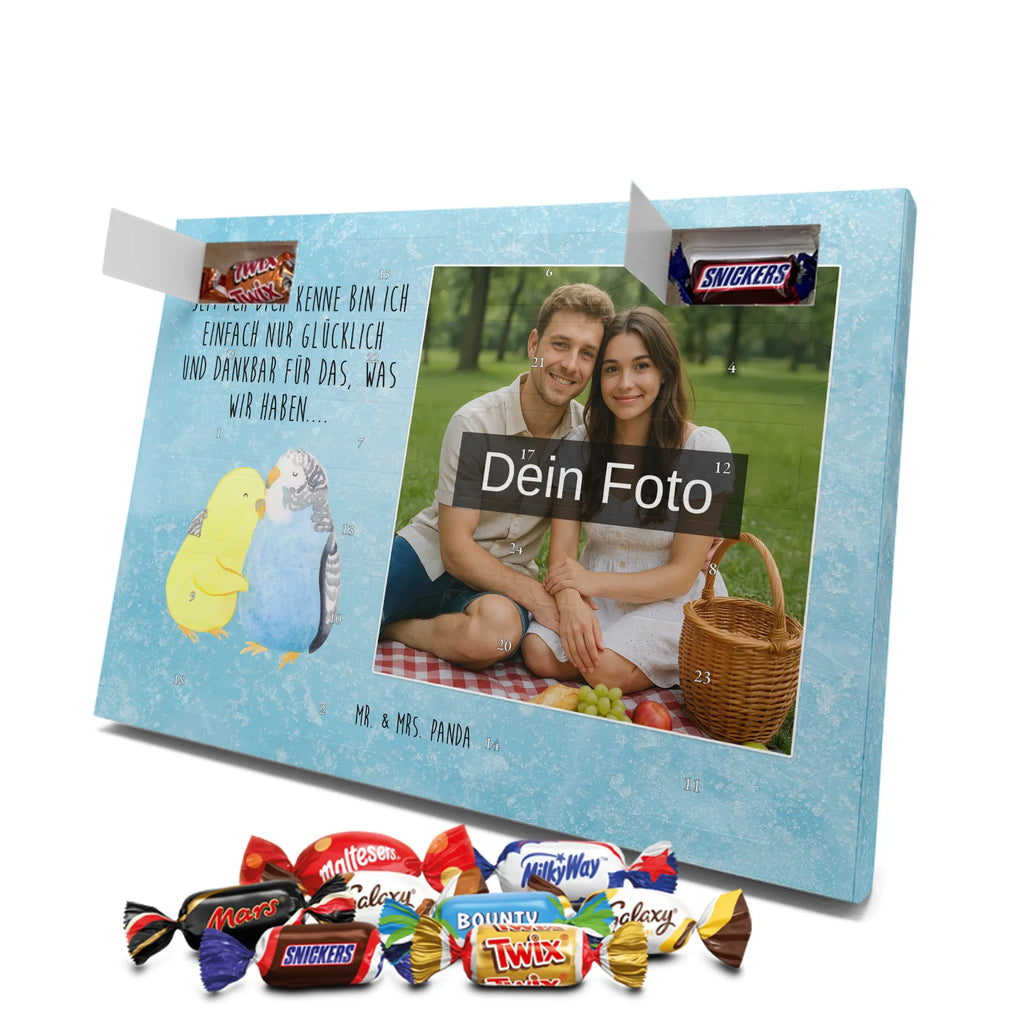 Personalisierter Schoko Foto Adventskalender Wellensittich Liebe Personalisierter Schoko Foto Adventskalender, Partner, Ehemann, Freundin, Ehefrau, Liebesgeschenk, Freund, Hocheitstag, Jahrestag, Heiratsantrag, Verlobung, Liebe, Heiraten, Kuscheln, Vögel, Nähe, Vertrauen, Wellensittich