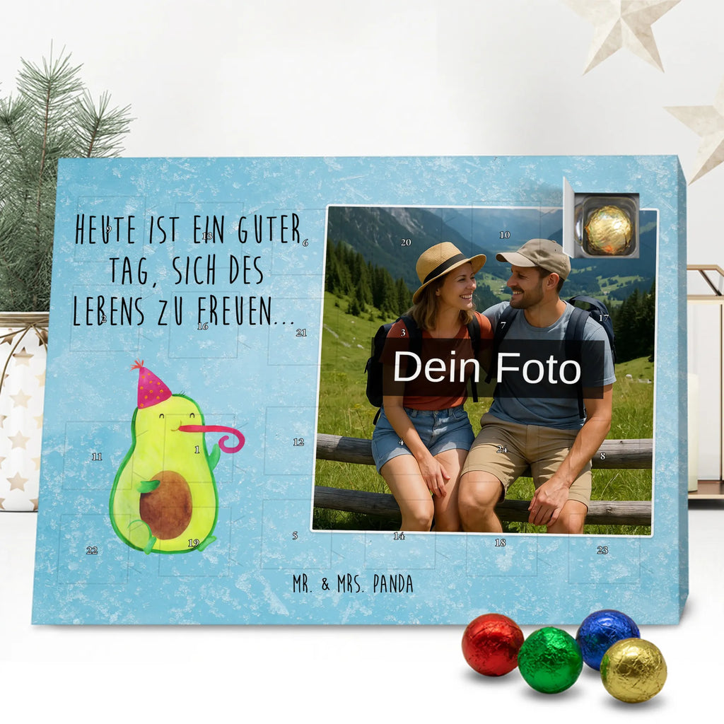 Personalisierter Schoko Foto Adventskalender Avocado Feier Personalisierter Schoko Foto Adventskalender, Gesund, Veggie, Avocado, Vegan, Geburtstag, Tröte, Feier, Party, Gute Laune, Feierlichkeit, Fete