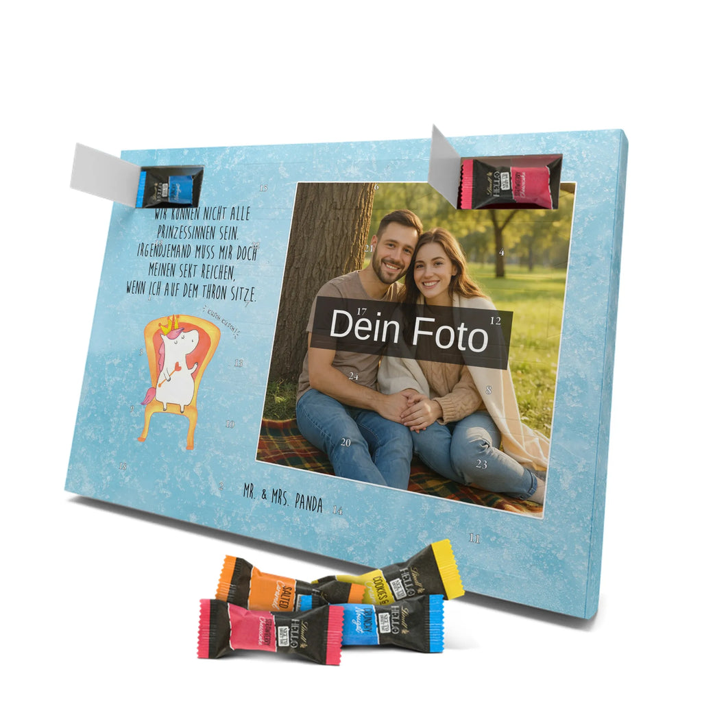 Personalisierter Schoko Foto Adventskalender Einhorn König Personalisierter Schoko Foto Adventskalender, Unicorn, Einhorn, Einhörner, Einhorn Deko, Kaiser, Präsident, Prinzessin, König, Bundeskanzler, Herrscher, Krone