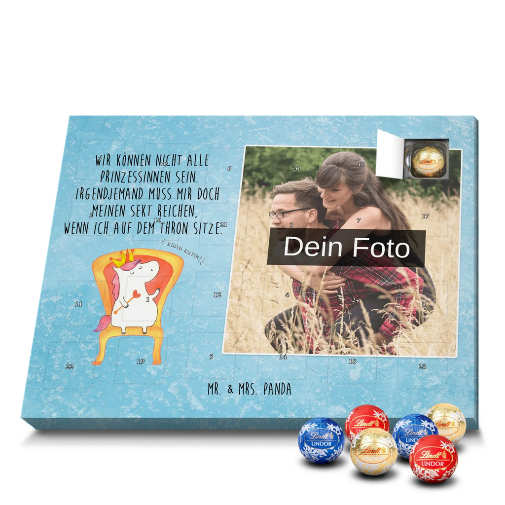 Personalisierter Schoko Foto Adventskalender Einhorn König Personalisierter Schoko Foto Adventskalender, Unicorn, Einhorn, Einhörner, Einhorn Deko, Kaiser, Präsident, Prinzessin, König, Bundeskanzler, Herrscher, Krone