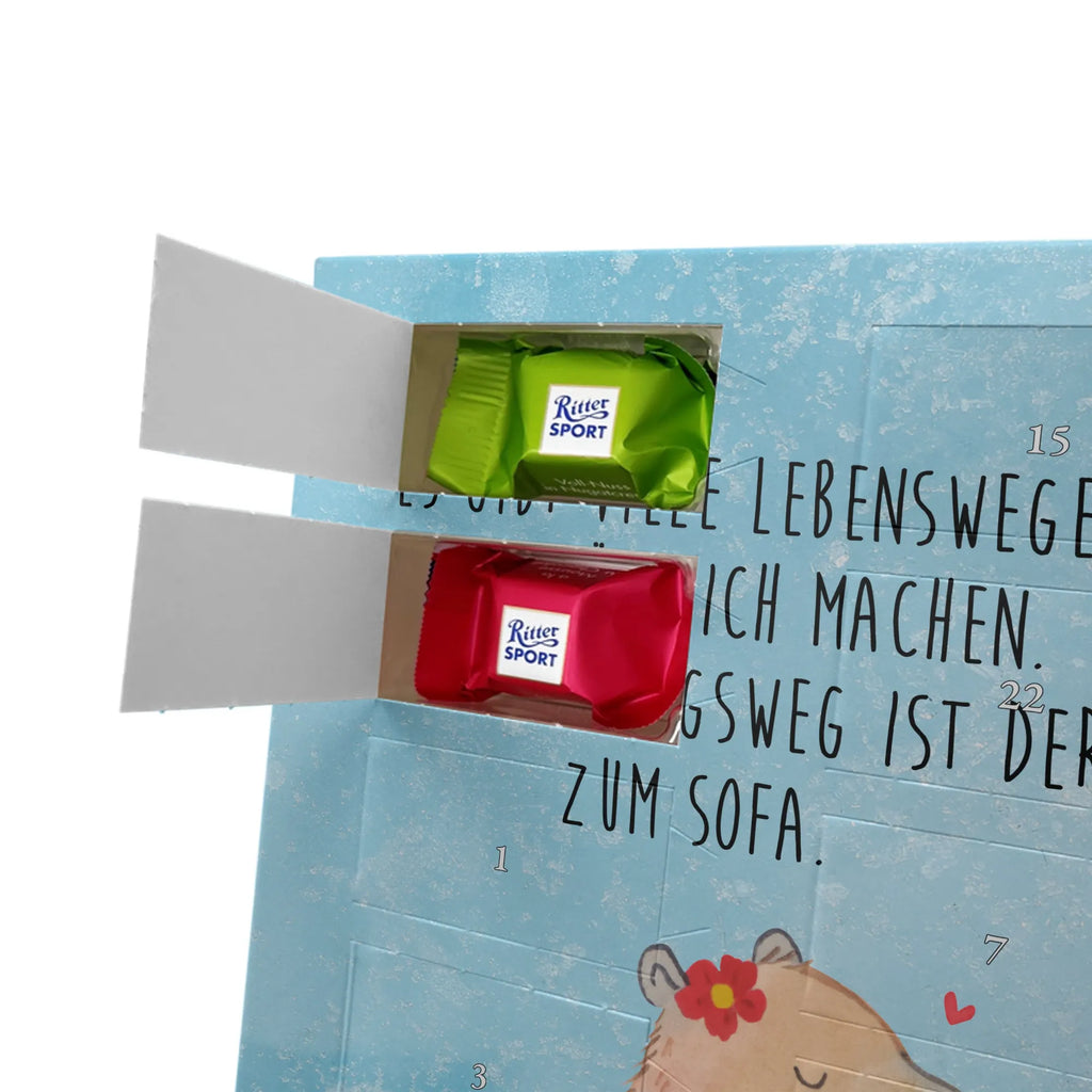 Personalisierter Schoko Foto Adventskalender Capybara Blume Personalisierter Schoko Foto Adventskalender, Gute Laune, Lustige Sprüche, Tiere, Tiermotive, Capybara