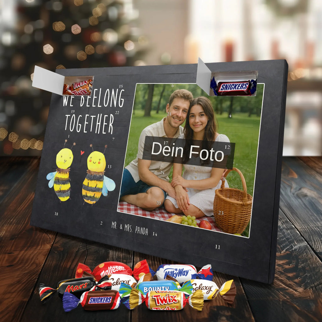 Personalisierter Schoko Foto Adventskalender Biene Verliebt Personalisierter Schoko Foto Adventskalender, Hummel, Wespe, Biene