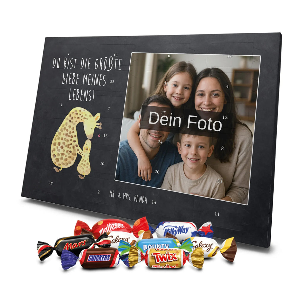 Personalisierter Schoko Foto Adventskalender Giraffe Kind Personalisierter Schoko Foto Adventskalender, Afrika, Wildtiere, Mutter, Sohn, Kind, Lieblingsmensch, Tochter, Giraffe, Mama