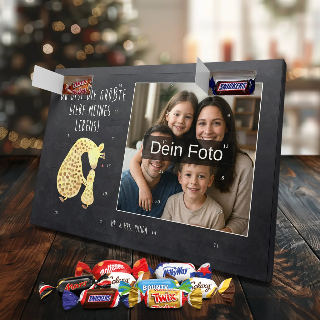 Personalisierter Schoko Foto Adventskalender Giraffe Kind Personalisierter Schoko Foto Adventskalender, Afrika, Wildtiere, Mutter, Sohn, Kind, Lieblingsmensch, Tochter, Giraffe, Mama