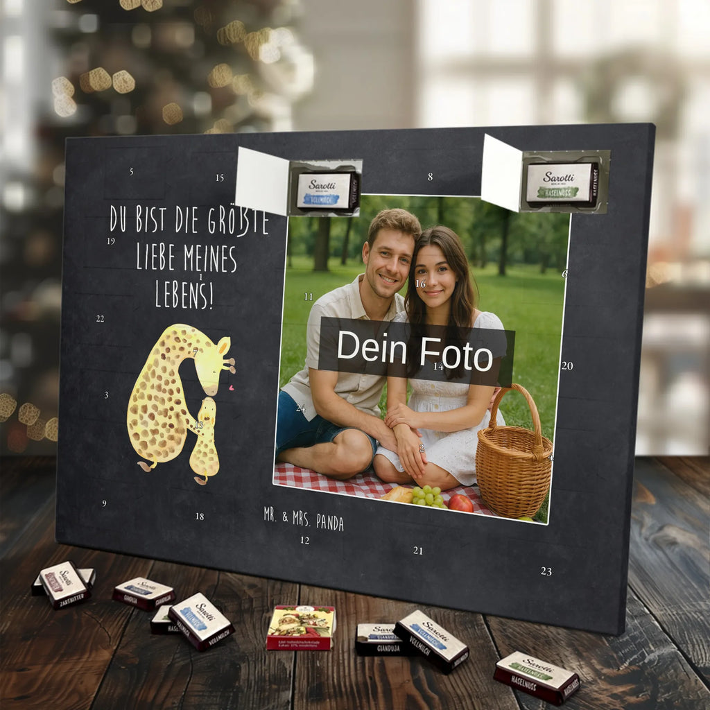 Personalisierter Schoko Foto Adventskalender Giraffe Kind Personalisierter Schoko Foto Adventskalender, Afrika, Wildtiere, Mutter, Sohn, Kind, Lieblingsmensch, Tochter, Giraffe, Mama