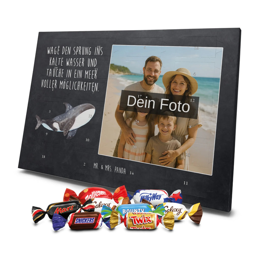 Personalisierter Schoko Foto Adventskalender Orca Personalisierter Schoko Foto Adventskalender, Meerestiere, Urlaub, Meer, Büro, Startup, Neustart, Orca, Motivation, Orcas, Selbstliebe, Killerwal, Arbeit, Möglichkeiten, Wal