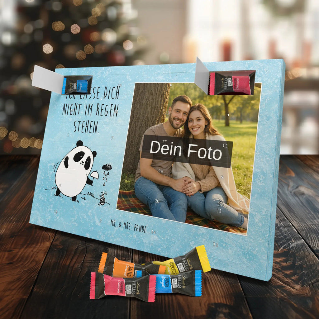  Panda togetherness Personalisierter Schoko Foto Adventskalender