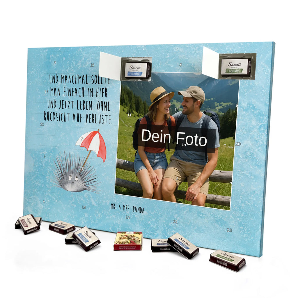Personalisierter Schoko Foto Adventskalender Seeigel Personalisierter Schoko Foto Adventskalender, Meerestiere, Urlaub, Meer, Leben, Selbstakzeptanz, Selbstliebe, Hier und Jetzt, Achtsamkeit, Lebe, Seeigel