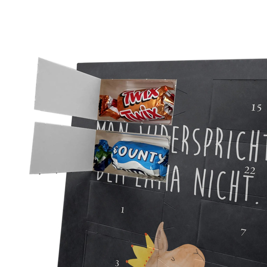 Personalisierter Schoko Foto Adventskalender Lamakopf König Personalisierter Schoko Foto Adventskalender, Lama, Alpaka, Abi, Kollegin, Chef, König, Vorgesetzter, Lamas, Abitur, Mama, Büro Kollege, Königin, Freundin, Papa