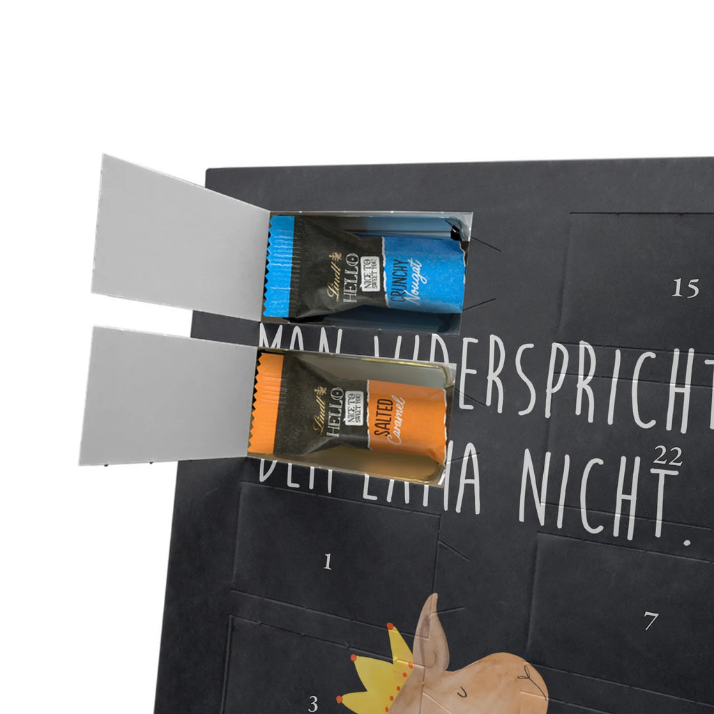 Personalisierter Schoko Foto Adventskalender Lamakopf König Personalisierter Schoko Foto Adventskalender, Lama, Alpaka, Abi, Kollegin, Chef, König, Vorgesetzter, Lamas, Abitur, Mama, Büro Kollege, Königin, Freundin, Papa