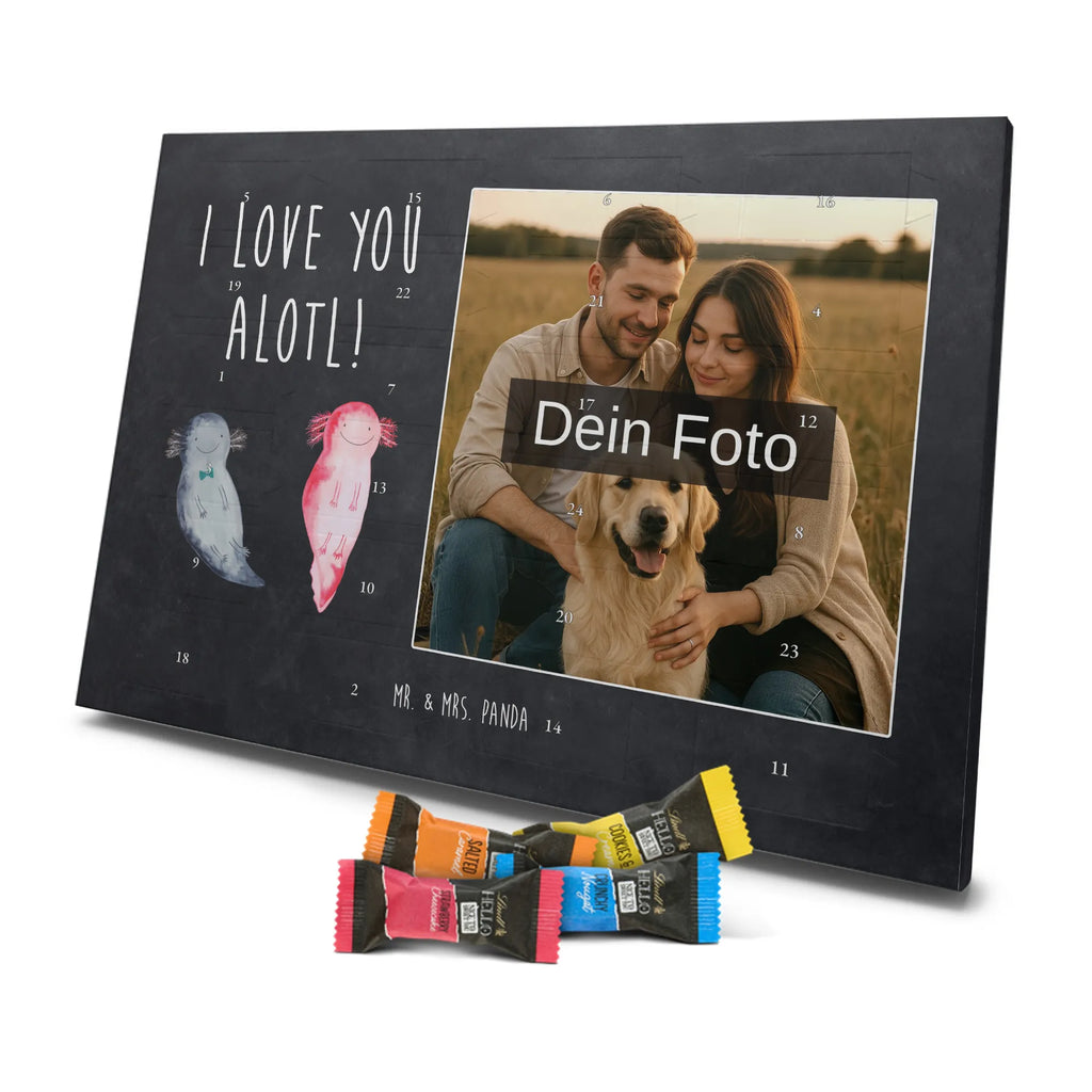 Personalisierter Schoko Foto Adventskalender Axolotl Liebe Personalisierter Schoko Foto Adventskalender, Molch, Axolotl, Lurch, Verlobter, Jahrestag, Ehemann, Große Liebe, Liebe, Lurche, Axolot, Schwanzlurch, Liebesbeweis, Freund, Valentinstag