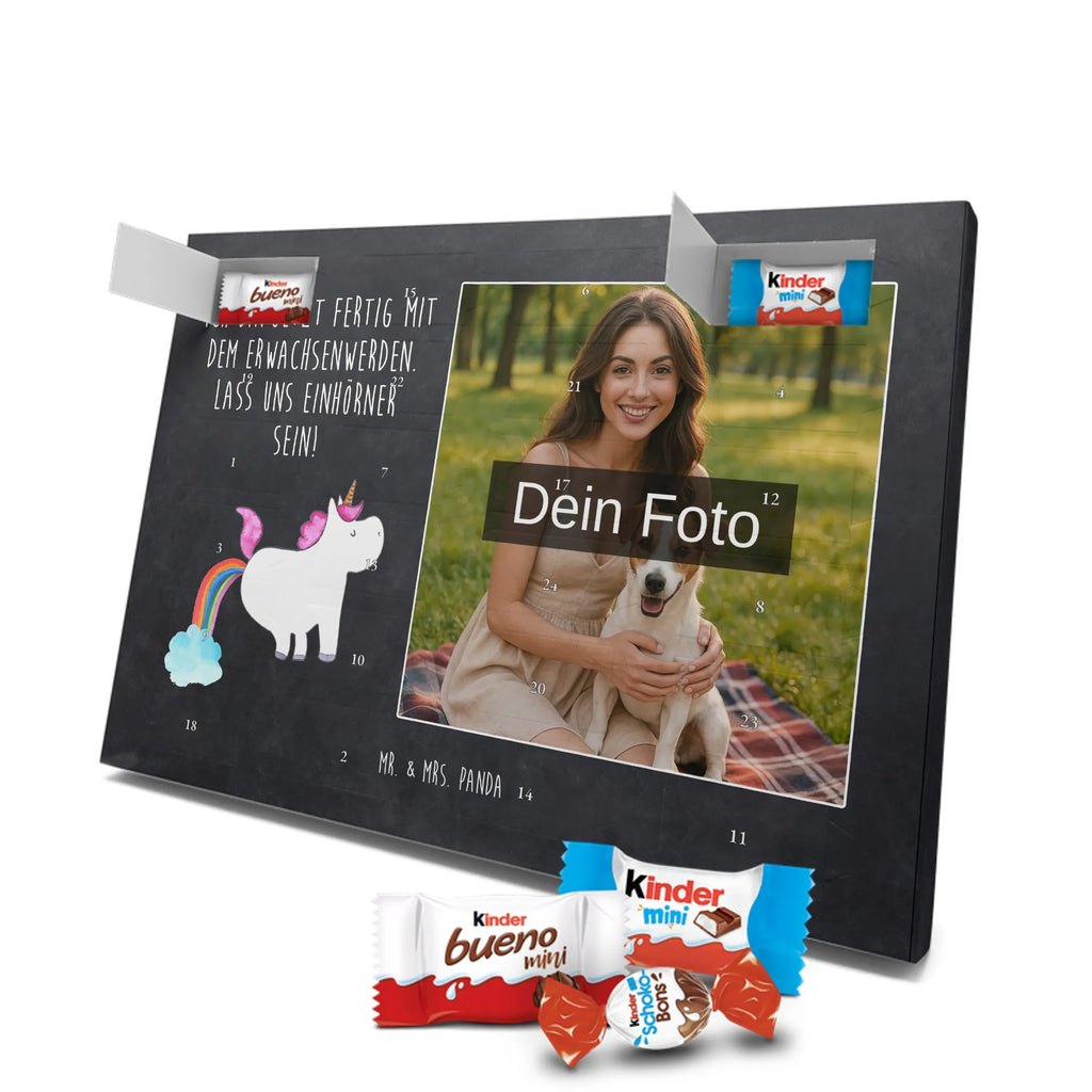 Personalisierter Schoko Foto Adventskalender Einhorn Pupsen Personalisierter Schoko Foto Adventskalender, Unicorn, Einhorn, Einhörner, Einhorn Deko, Regenbogen, Glitzer, Erwachsenwerden, Einhornpower, Pups, Lustig, Spaß, Freundin