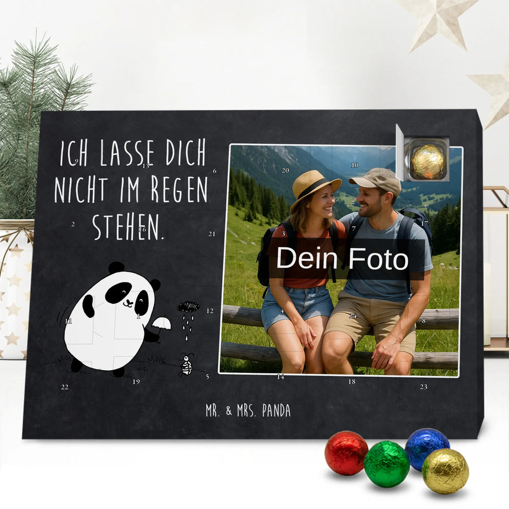  Panda togetherness Personalisierter Schoko Foto Adventskalender