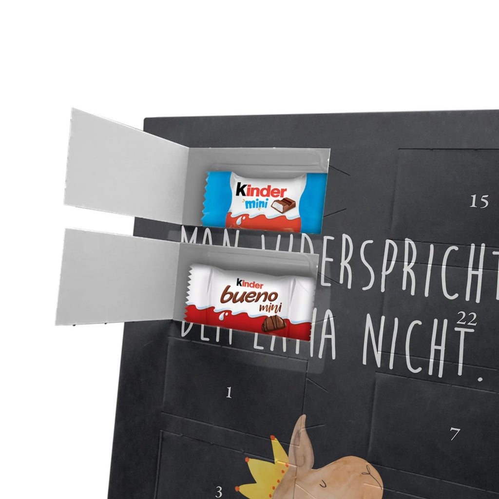 Personalisierter Schoko Foto Adventskalender Lamakopf König Personalisierter Schoko Foto Adventskalender, Lama, Alpaka, Abi, Kollegin, Chef, König, Vorgesetzter, Lamas, Abitur, Mama, Büro Kollege, Königin, Freundin, Papa